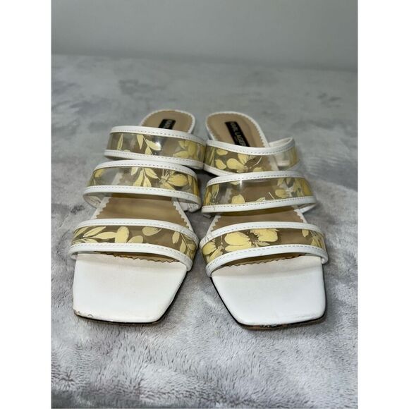 LAGERFELD Women’s Spring Floral Chunky Y2K Sandals 8.5 - Picture 2 of 11